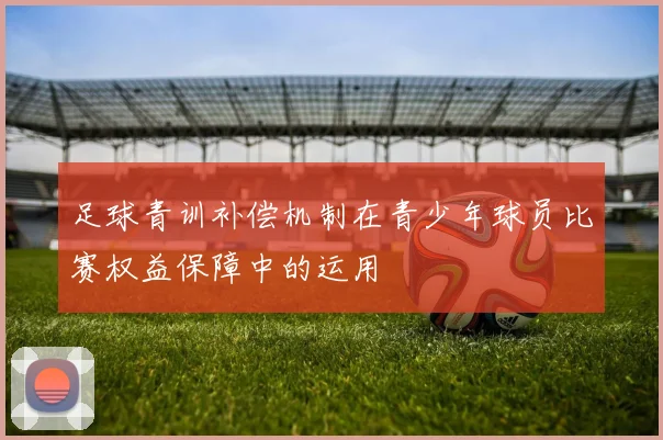 足球青训补偿机制在青少年球员比赛权益保障中的运用
